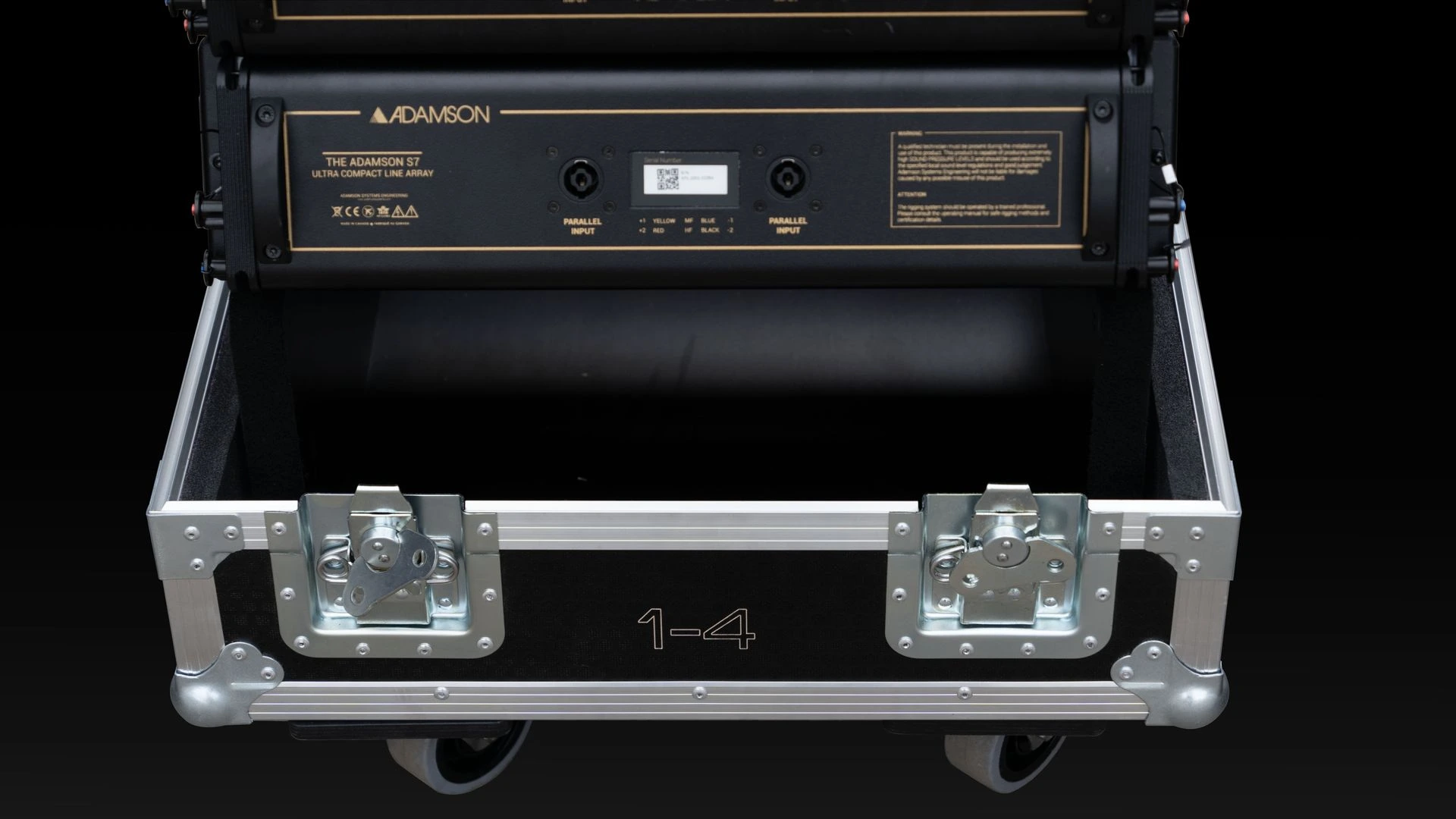 Hardware flight case zamki motylkowe case art