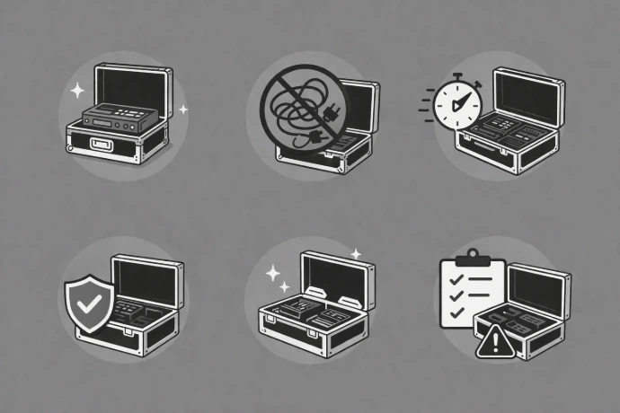 What can we integrate in a case?