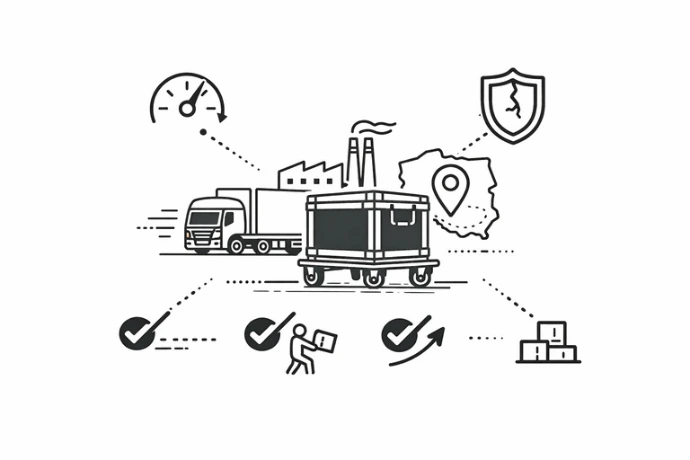 transport sprzętu przemysłowego Przemyśl