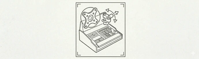 Zintegrowany uchwyt VESA konsolety MA lighting CASE ART