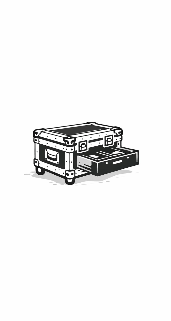 Profesjonalny case do Allen &amp; Heath dLive CDM64 z szufladą case art