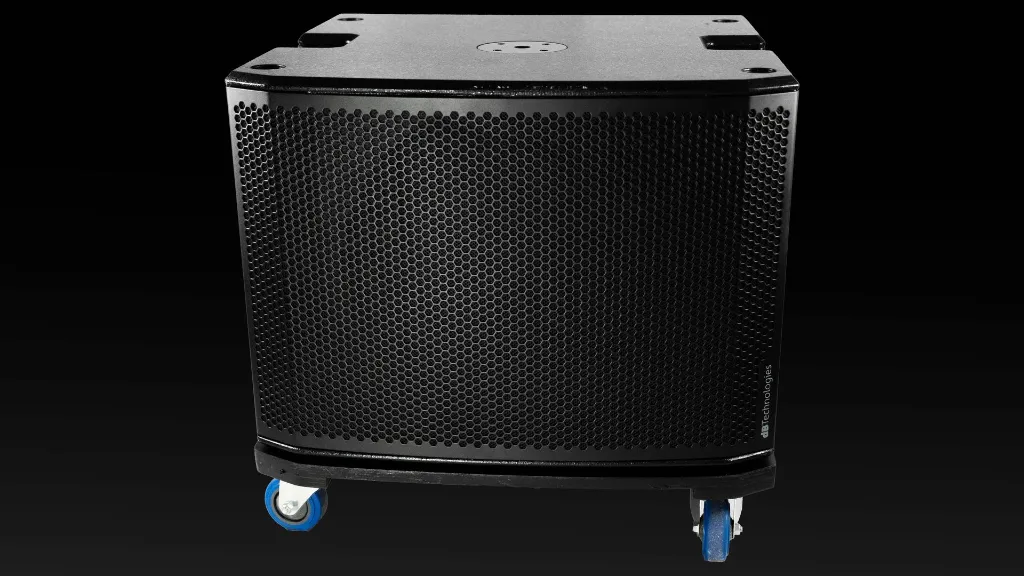 Dedykowana platforma transportowa CASE-ART do kolumn basowych dbTechnologies .webp