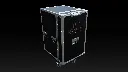 Czarny Flight Case Na Mikrofony z aluminiowymi profilami case art.webp
