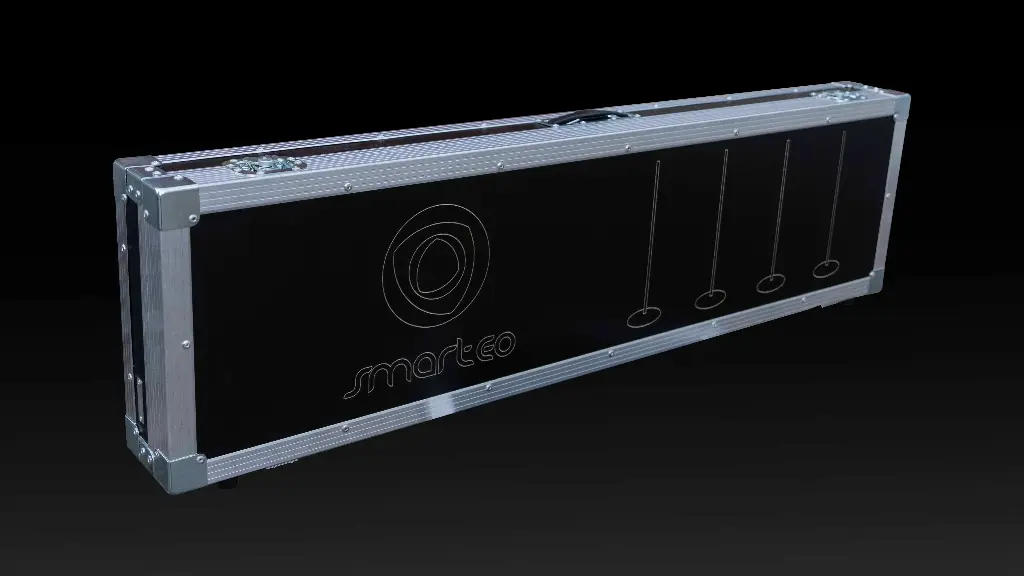 Case for 4 tripods with round base