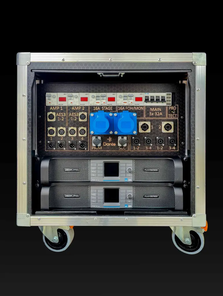 Rack 10U z chowanymi klapami