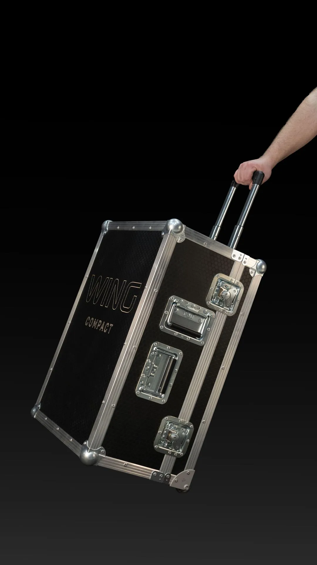 Wing compact z wysuwaną rączką