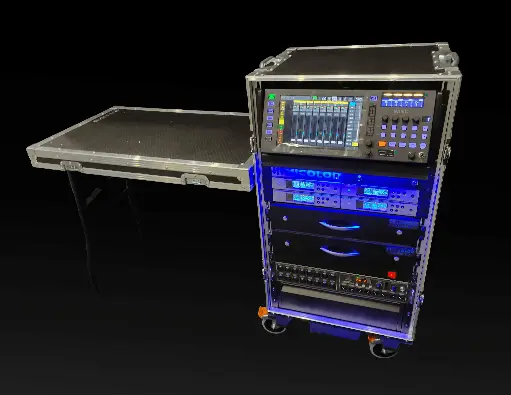 Rack 19' 19u with table option