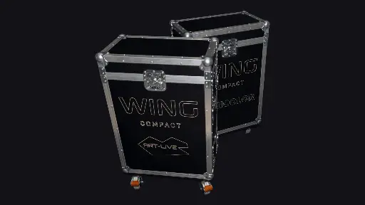 Wing compact with connection panel