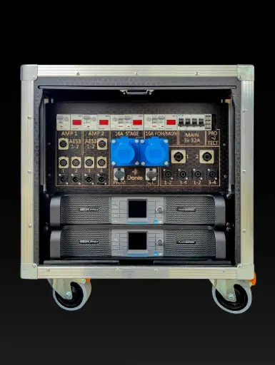 Rack 10U z chowanymi klapami